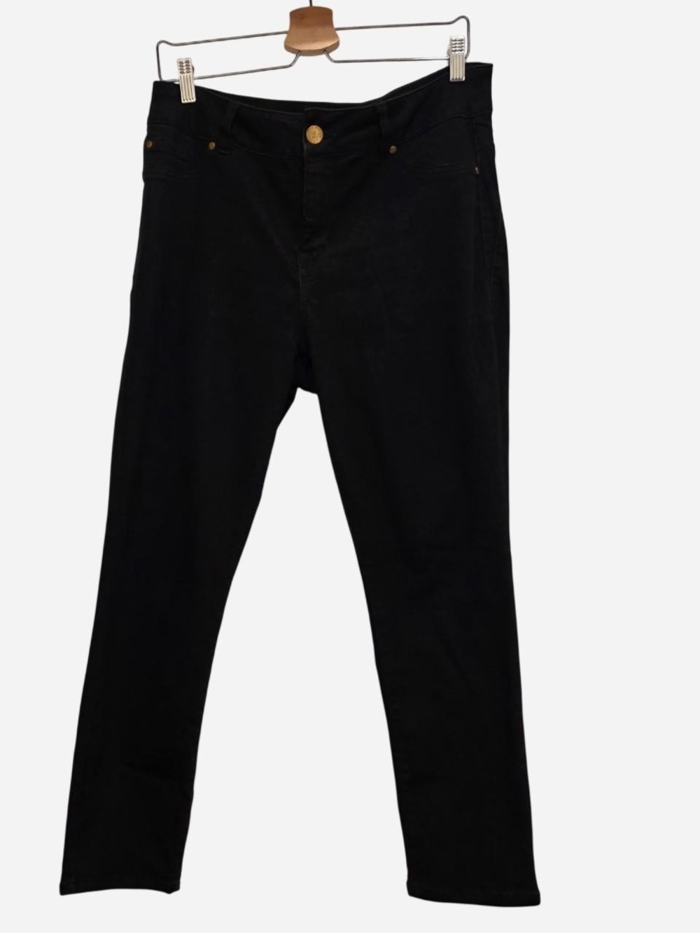 IMAN High-Rise Black Skinny Jeans